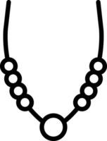 icono de vector de collar