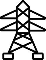 transmisión torre vector icono