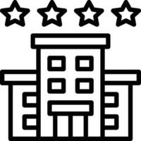 4 Star Hotel Vector Icon