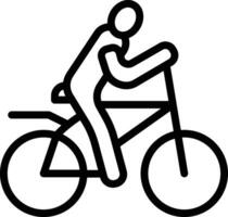 icono de vector de ciclismo