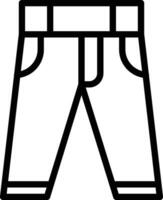 icono de vector de pantalones