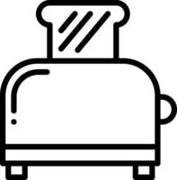 icono de vector de tostadora