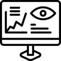 Monitoring Analytics Vector Icon