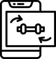 Data Synchronization Vector Icon