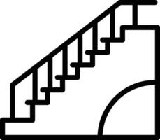 icono de vector de escaleras