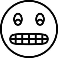 Grimacing Face Vector Icon