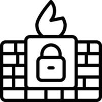 Firewall Vector Icon