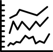 Stacked Graph Vector Icon