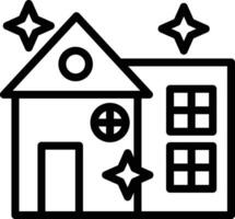 Clean House Vector Icon