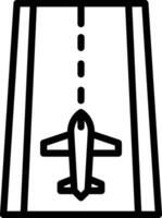 Runway Vector Icon