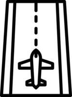 Runway Vector Icon