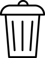 Trash Can Vector Icon