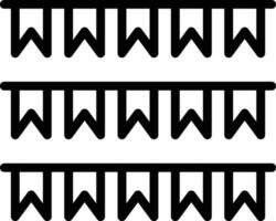 Bunting Vector Icon