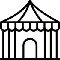 Circus Tent Vector Icon