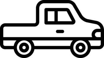 icono de vector de camioneta