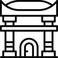 Torii Gate Vector Icon