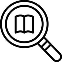 Search Books Vector Icon