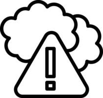 Weather Alert Vector Icon