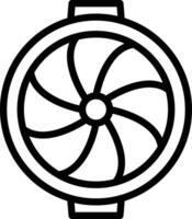 Plane Turbine Vector Icon
