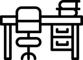 Study Table Vector Icon