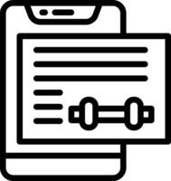 Workout Progress Vector Icon