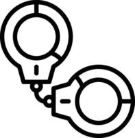 Handcuffs Vector Icon