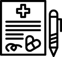 Prescription Vector Icon