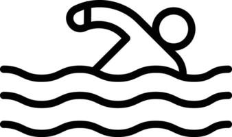 Swimming Vector Icon