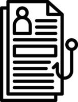 Stealing Documents Vector Icon