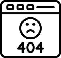 Not Found Error Vector Icon