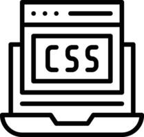 CSS Code Vector Icon