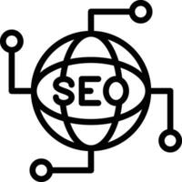 seo red vector icono