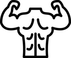 Back Muscle Vector Icon