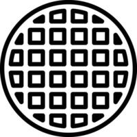 Waffle Vector Icon