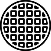 Waffle Vector Icon