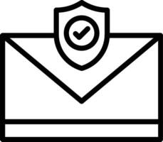 Email Security Vector Icon