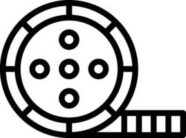 Film Reel Vector Icon