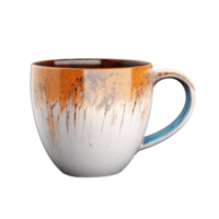 ai genererad kaffe råna isolerat på en klar bakgrund png