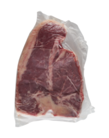 Meat packed in a clear bag cut out isolated transparent background png