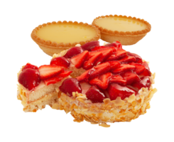 Oeuf Tarte gâteau Couper en dehors isolé transparent Contexte png