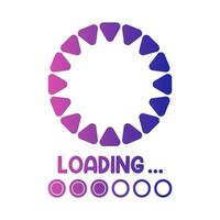 circular loading illustration vector