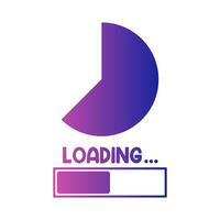 progress loading illustration vector