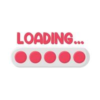 progress loading illustration vector