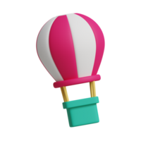 3d ballon Voyage icône png