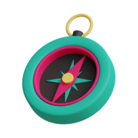 3d compass travel icon png