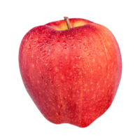 röd äpple isolera. frukter, vitaminer. friska mat. png