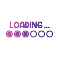 progress loading illustration vector