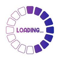 circular loading illustration vector