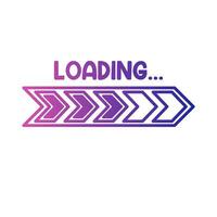 progress loading illustration vector