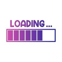 progress loading illustration vector